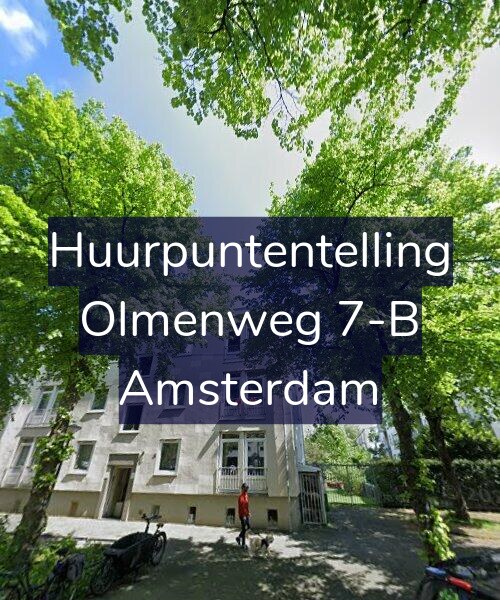 Foto gevel Huurpuntentelling voor Olmenweg 7-B, Amsterdam