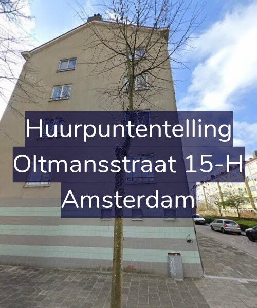 Foto gevel Huurpuntentelling voor Oltmansstraat 15-H, Amsterdam