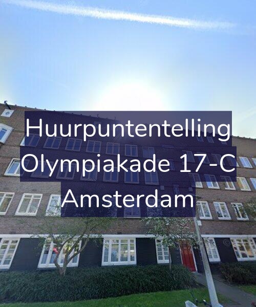 Foto gevel Huurpuntentelling voor Olympiakade 17-C, Amsterdam