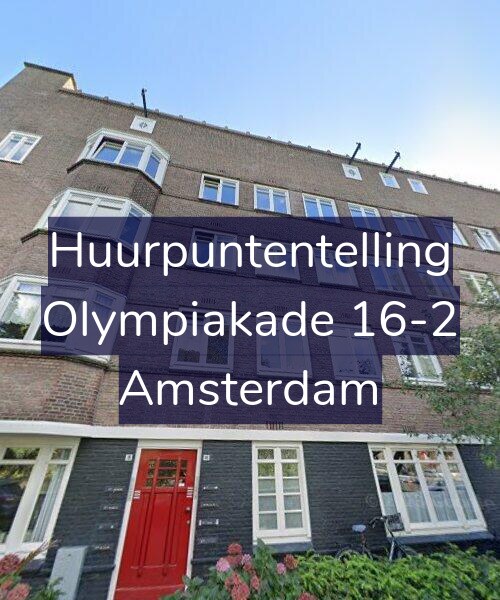Foto gevel Huurpuntentelling voor Olympiakade 16-2, Amsterdam