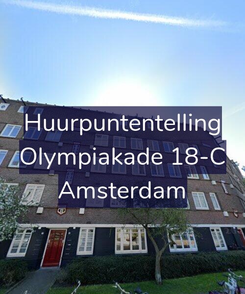 Foto gevel Huurpuntentelling voor Olympiakade 18-C, Amsterdam