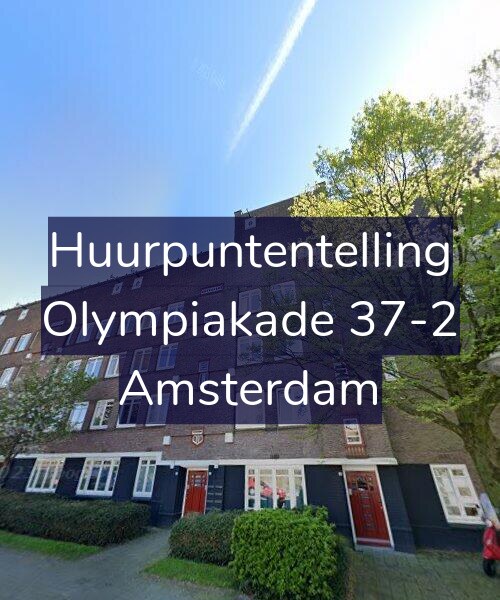 Foto gevel Huurpuntentelling voor Olympiakade 37-2, Amsterdam