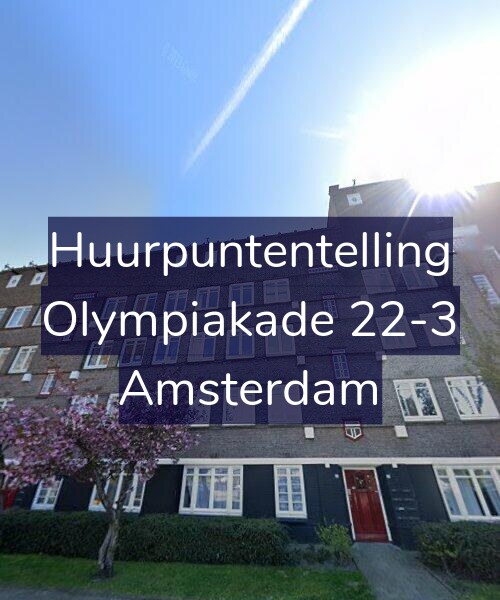 Foto gevel Huurpuntentelling voor Olympiakade 22-3, Amsterdam