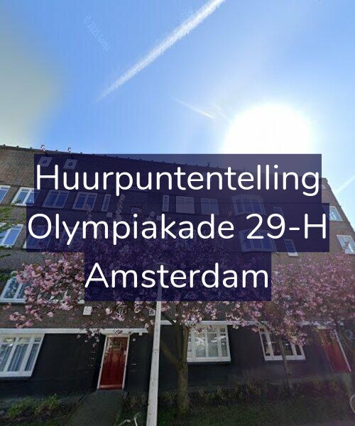 Foto gevel Huurpuntentelling voor Olympiakade 29-H, Amsterdam