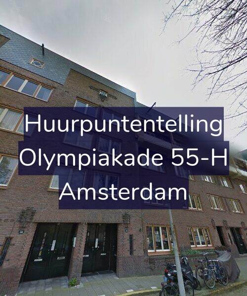 Foto gevel Huurpuntentelling voor Olympiakade 55-H, Amsterdam