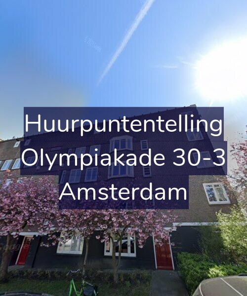 Foto gevel Huurpuntentelling voor Olympiakade 30-3, Amsterdam