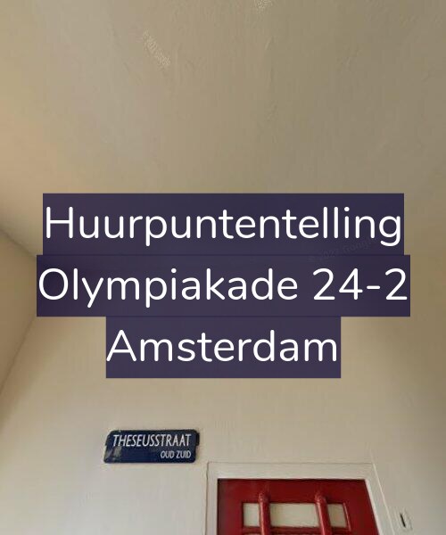 Foto gevel Huurpuntentelling voor Olympiakade 24-2, Amsterdam