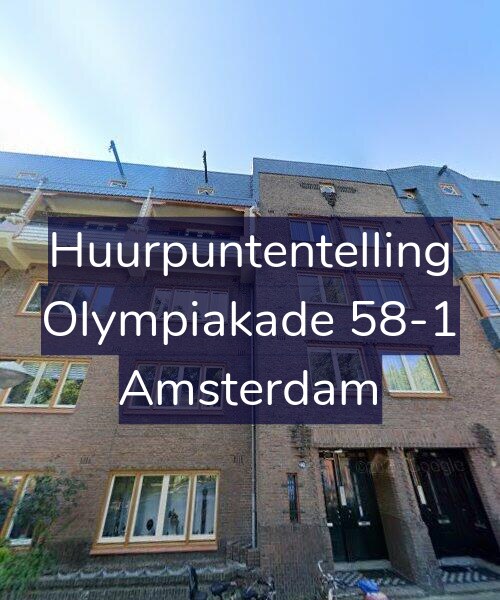 Foto gevel Huurpuntentelling voor Olympiakade 58-1, Amsterdam