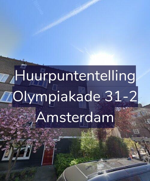 Foto gevel Huurpuntentelling voor Olympiakade 31-2, Amsterdam