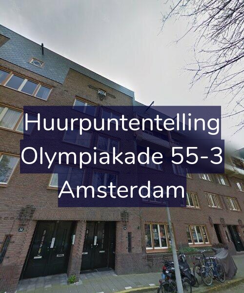 Foto gevel Huurpuntentelling voor Olympiakade 55-3, Amsterdam
