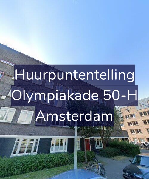 Foto gevel Huurpuntentelling voor Olympiakade 50-H, Amsterdam