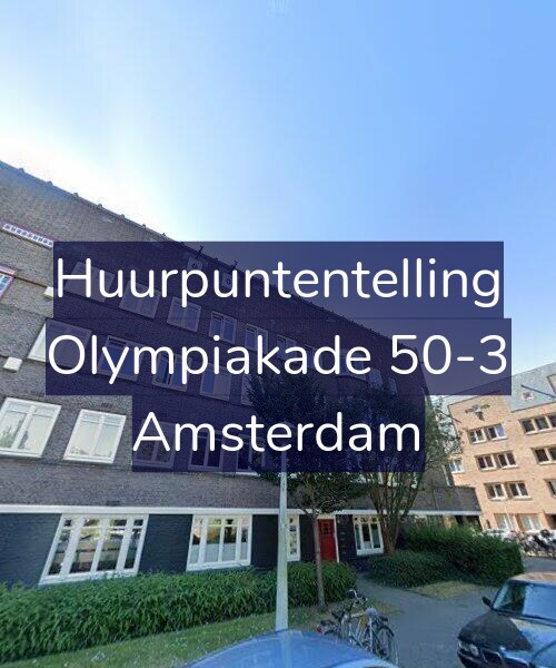 Foto gevel Huurpuntentelling voor Olympiakade 50-3, Amsterdam
