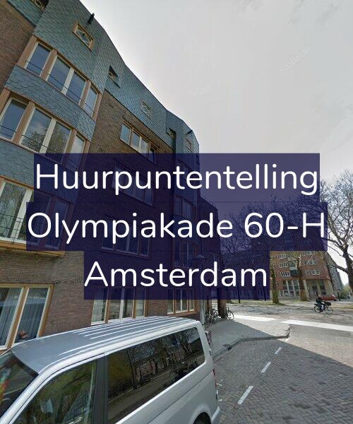 Foto gevel Huurpuntentelling voor Olympiakade 60-H, Amsterdam