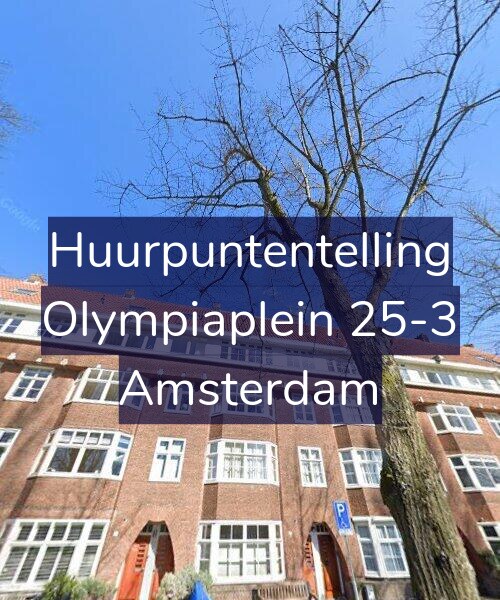Foto gevel Huurpuntentelling voor Olympiaplein 25-3, Amsterdam