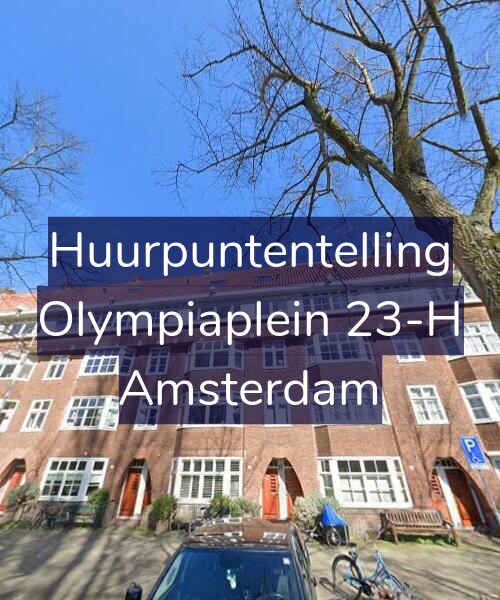 Foto gevel Huurpuntentelling voor Olympiaplein 23-H, Amsterdam