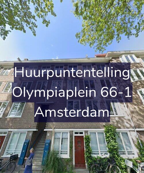 Foto gevel Huurpuntentelling voor Olympiaplein 66-1, Amsterdam