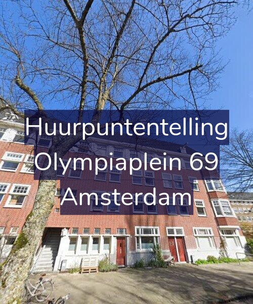 Foto gevel Huurpuntentelling voor Olympiaplein 69, Amsterdam