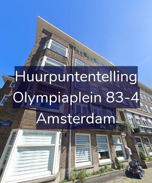 Foto gevel Huurpuntentelling voor Olympiaplein 83-4, Amsterdam