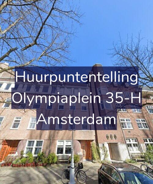 Foto gevel Huurpuntentelling voor Olympiaplein 35-H, Amsterdam