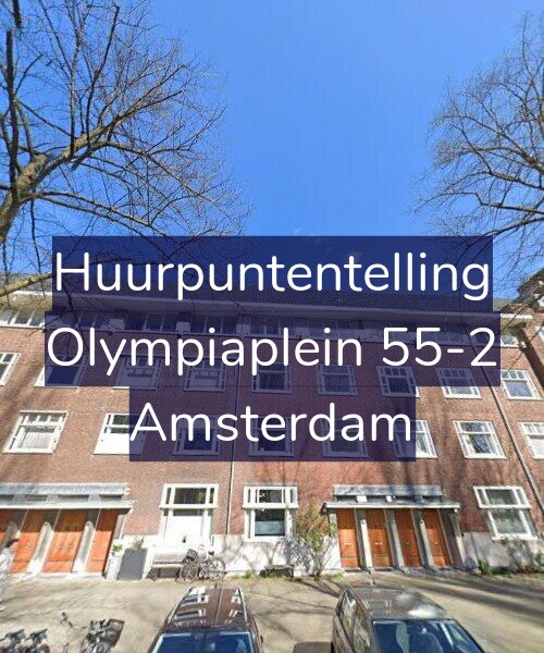 Foto gevel Huurpuntentelling voor Olympiaplein 55-2, Amsterdam
