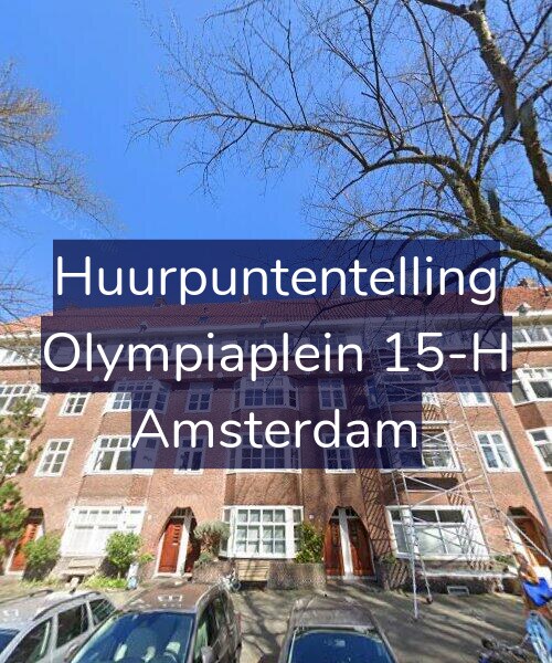 Foto gevel Huurpuntentelling voor Olympiaplein 15-H, Amsterdam