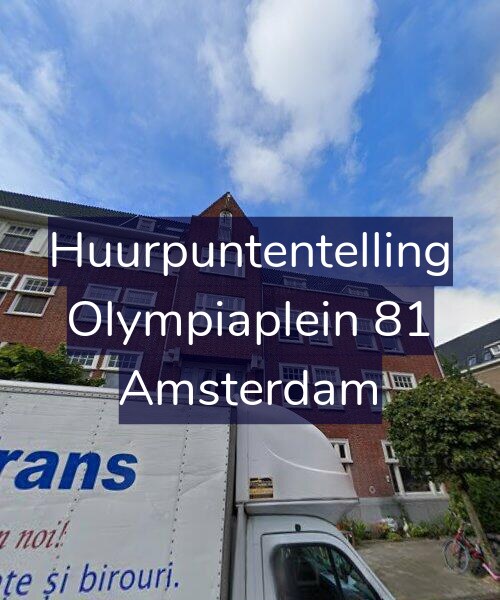 Foto gevel Huurpuntentelling voor Olympiaplein 81, Amsterdam