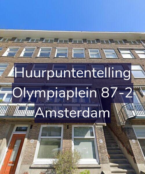 Foto gevel Huurpuntentelling voor Olympiaplein 87-2, Amsterdam