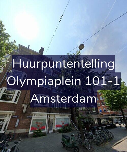 Foto gevel Huurpuntentelling voor Olympiaplein 101-1, Amsterdam