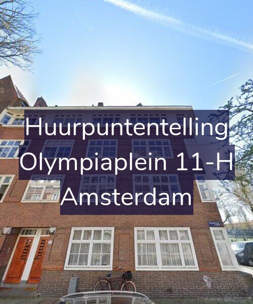 Foto gevel Huurpuntentelling voor Olympiaplein 11-H, Amsterdam