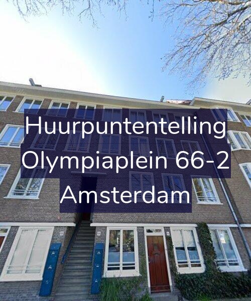 Foto gevel Huurpuntentelling voor Olympiaplein 66-2, Amsterdam