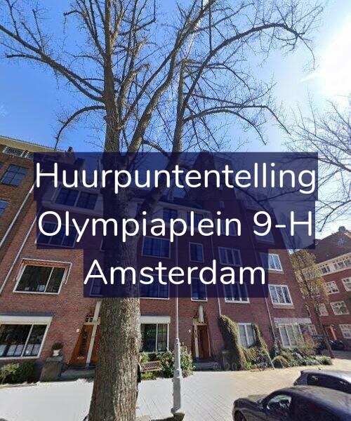 Foto gevel Huurpuntentelling voor Olympiaplein 9-H, Amsterdam
