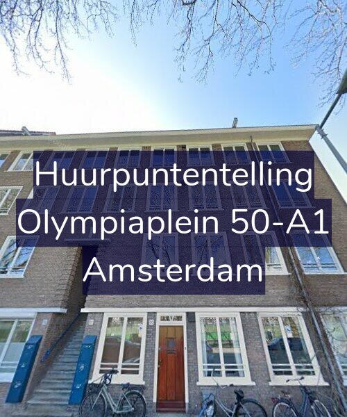 Foto gevel Huurpuntentelling voor Olympiaplein 50-A1, Amsterdam