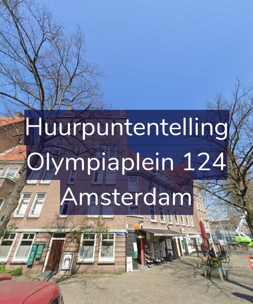 Foto gevel Huurpuntentelling voor Olympiaplein 124, Amsterdam
