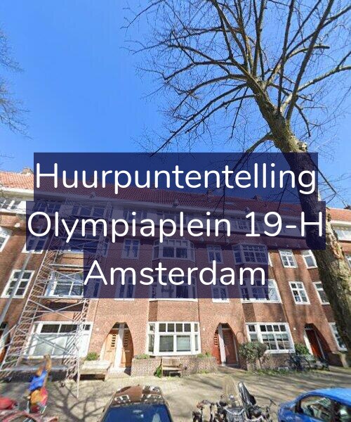 Foto gevel Huurpuntentelling voor Olympiaplein 19-H, Amsterdam