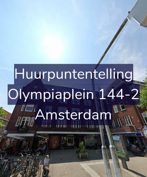 Foto gevel Huurpuntentelling voor Olympiaplein 144-2, Amsterdam