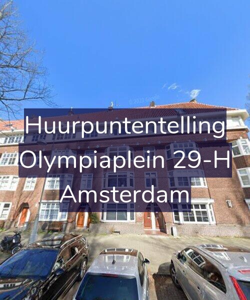 Foto gevel Huurpuntentelling voor Olympiaplein 29-H, Amsterdam