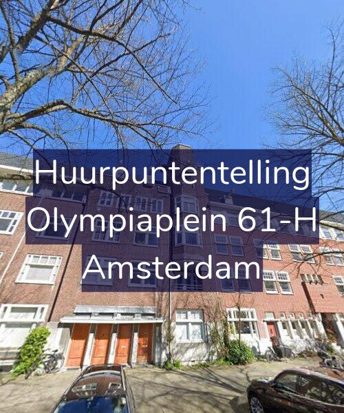 Foto gevel Huurpuntentelling voor Olympiaplein 61-H, Amsterdam
