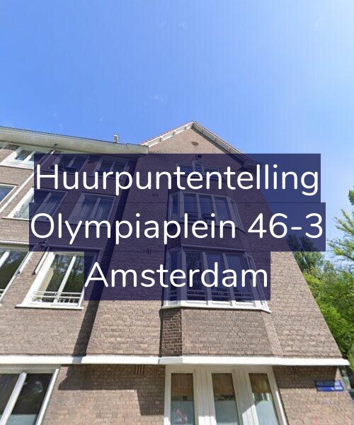 Foto gevel Huurpuntentelling voor Olympiaplein 46-3, Amsterdam