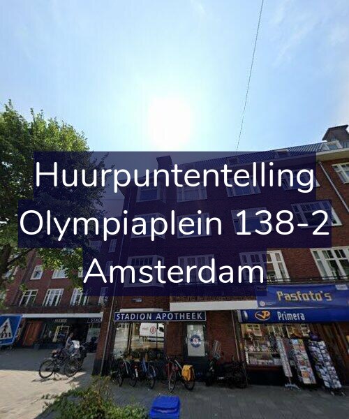 Foto gevel Huurpuntentelling voor Olympiaplein 138-2, Amsterdam