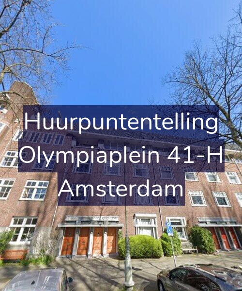 Foto gevel Huurpuntentelling voor Olympiaplein 41-H, Amsterdam