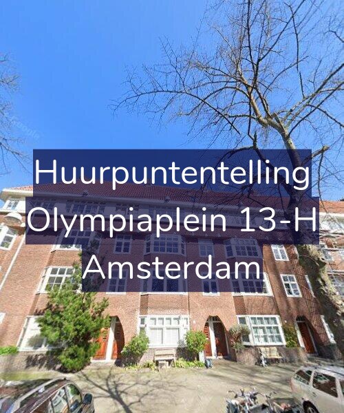 Foto gevel Huurpuntentelling voor Olympiaplein 13-H, Amsterdam