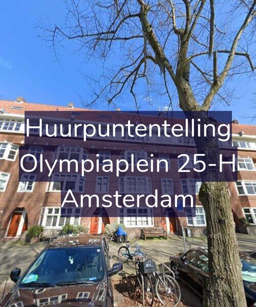 Foto gevel Huurpuntentelling voor Olympiaplein 25-H, Amsterdam