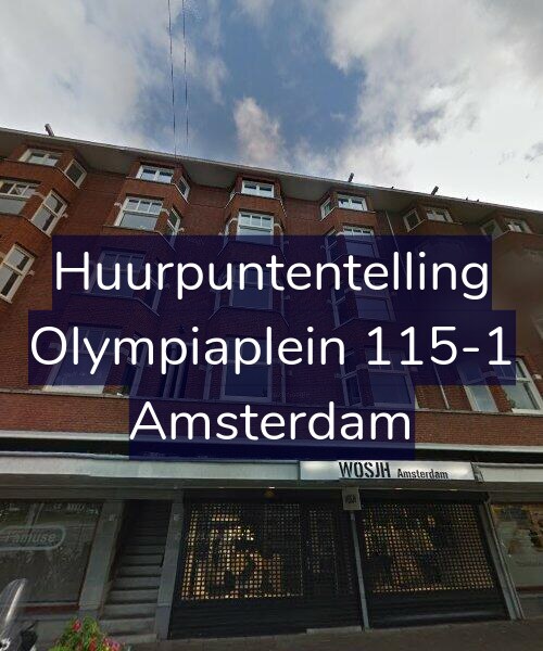 Foto gevel Huurpuntentelling voor Olympiaplein 115-1, Amsterdam