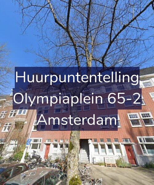 Foto gevel Huurpuntentelling voor Olympiaplein 65-2, Amsterdam