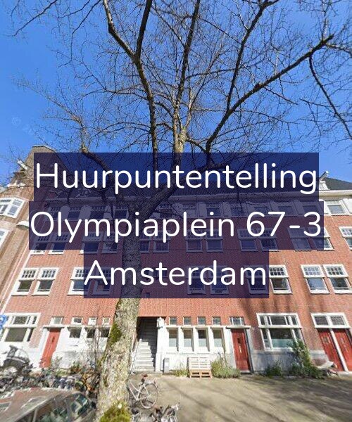 Foto gevel Huurpuntentelling voor Olympiaplein 67-3, Amsterdam