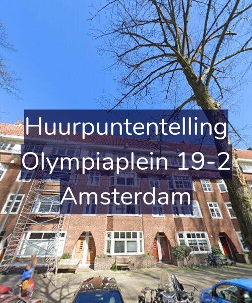 Foto gevel Huurpuntentelling voor Olympiaplein 19-2, Amsterdam