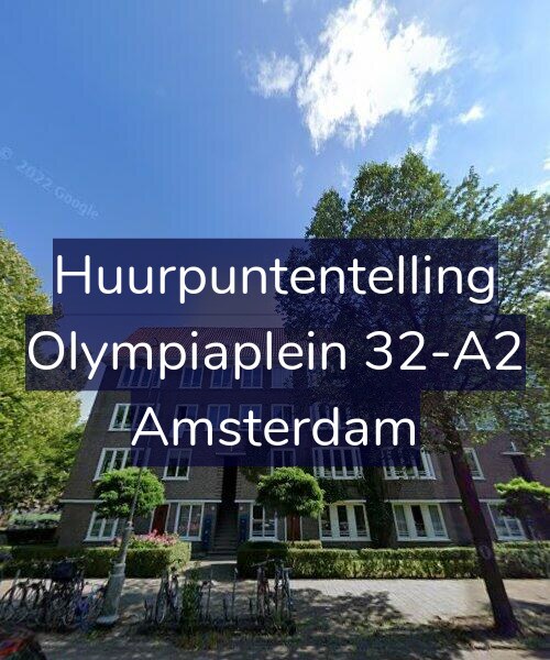 Foto gevel Huurpuntentelling voor Olympiaplein 32-A2, Amsterdam