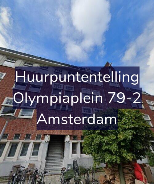 Foto gevel Huurpuntentelling voor Olympiaplein 79-2, Amsterdam