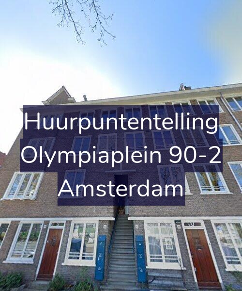 Foto gevel Huurpuntentelling voor Olympiaplein 90-2, Amsterdam