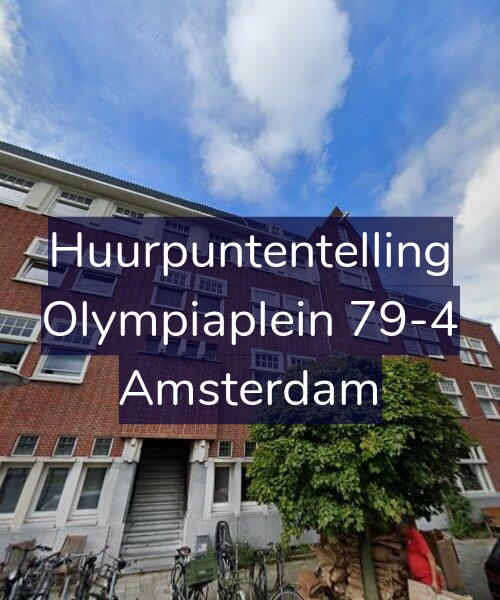 Foto gevel Huurpuntentelling voor Olympiaplein 79-4, Amsterdam